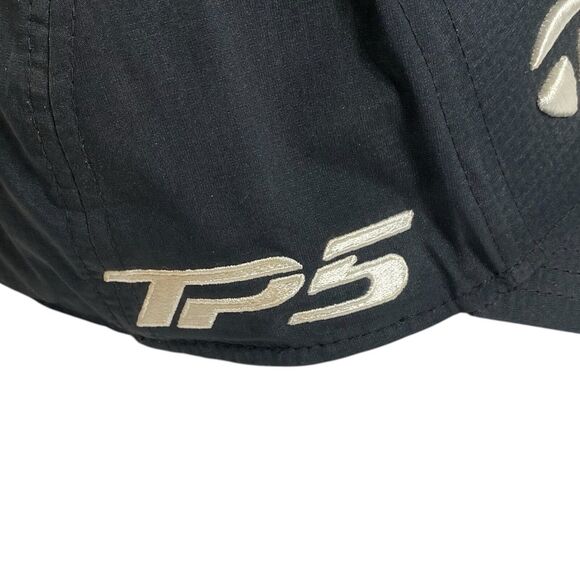 TaylorMade Golf Hat Mens One Size Black SIM TP5 Logo Adjustable Tour Authentic - Picture 9 of 16